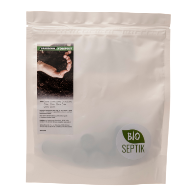 Sanidenn kompost - urýchľovač kompostu so živými baktériami