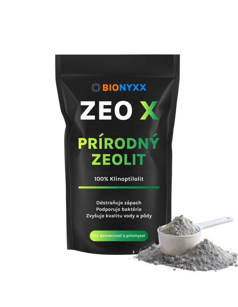 BIONYXX ZEO X - Zeolit na čistenie vody a pôdy 200µm