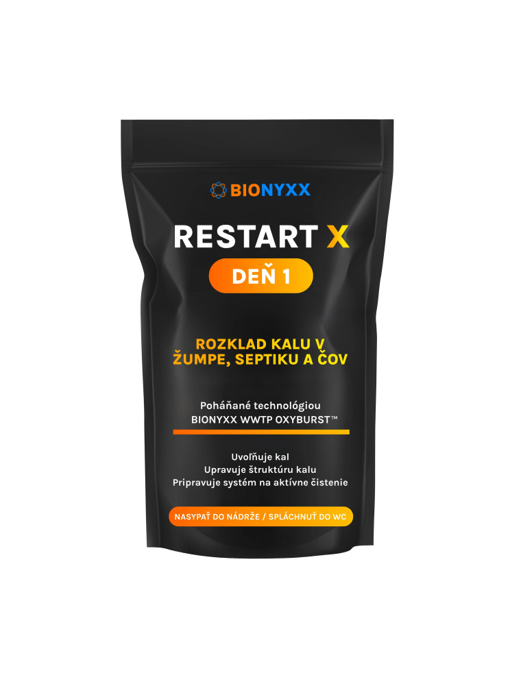 Restart X Rozklad kalu pre domové čističky odpadových vôd