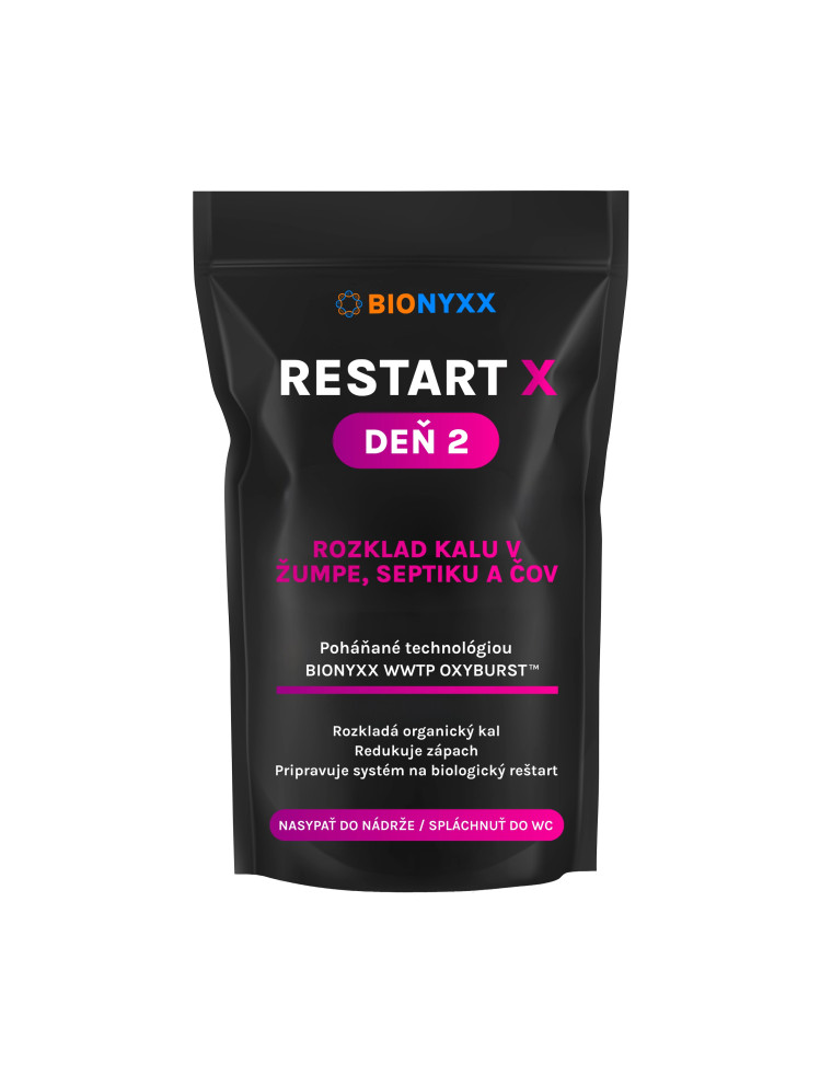 Restart X Rozklad kalu pre domové čističky odpadových vôd