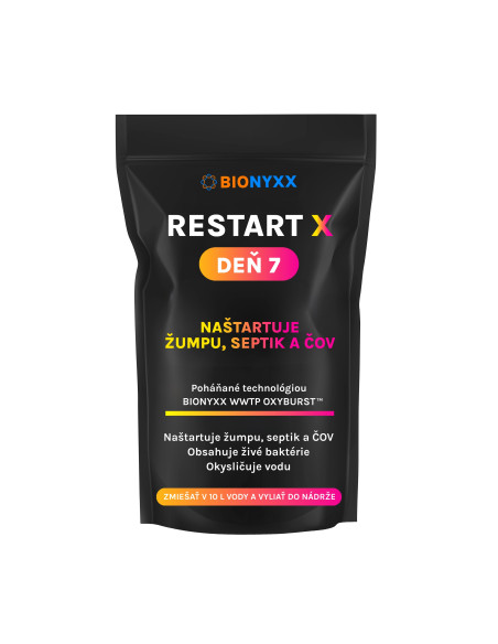 Restart X Rozklad kalu pre domové čističky odpadových vôd