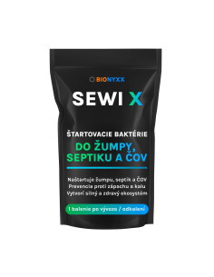 SEWI X Štartovacie baktérie do žumpy, septiku a ČOV