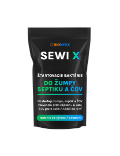 SEWI X Štartovacie baktérie do žumpy, septiku a ČOV