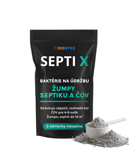 SEPTI X Baktérie do žumpy, septiku a ČOV