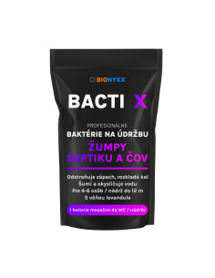 Bacti X Profesionálne baktérie na údržbu žumpy, septiku a ČOV