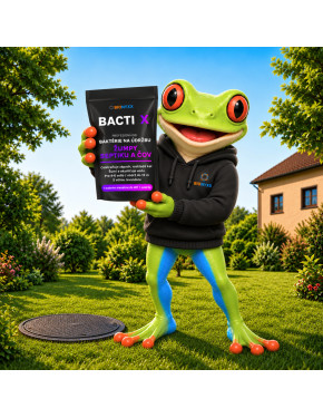 Bacti X Profesionálne baktérie na údržbu žumpy, septiku a ČOV