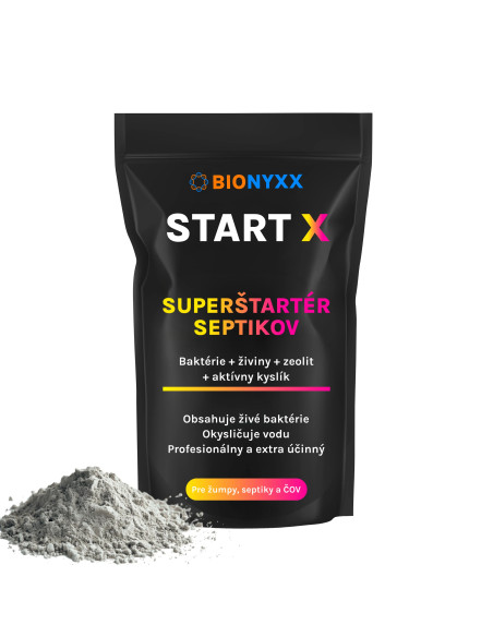 START X – Superštartér žumpy, septiku a ČOV