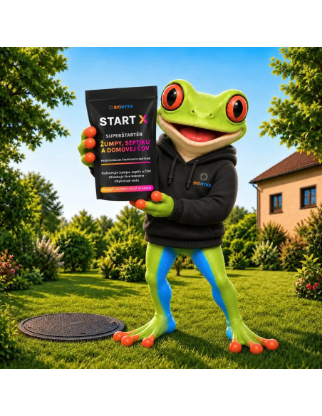 START X – Superštartér žumpy, septiku a ČOV