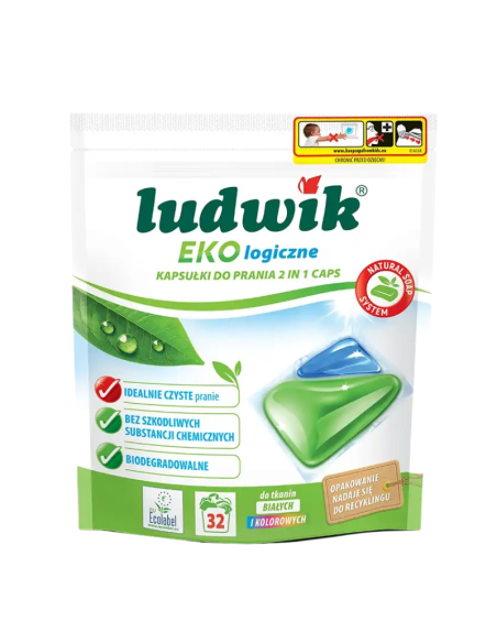 Ludwik EKO kapsuly na pranie 32ks