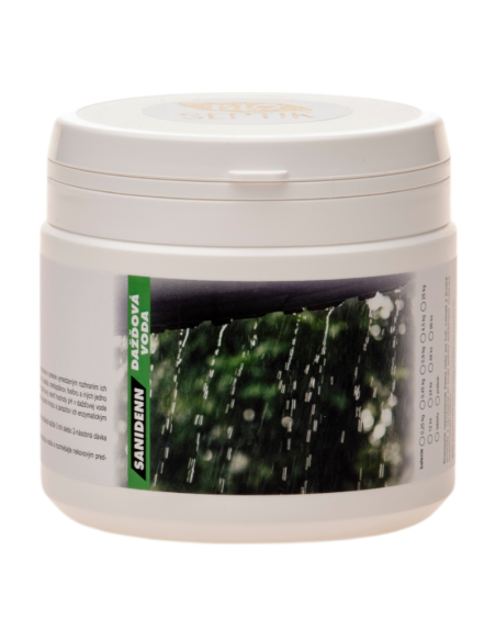 Sanidenn dažďová voda - živé baktérie na čistenie dažďovej vody