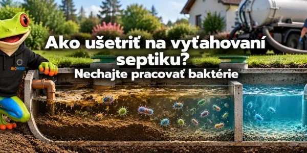 Zápach zo septika alebo žumpy? Zbavte sa ho jednoducho a bez chémie (za približne 1 € mesačne)