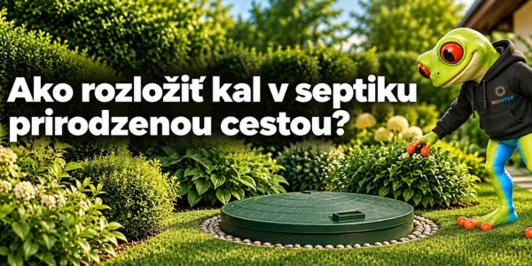 Ako rozložiť kal v septiku prirodzenou cestou?