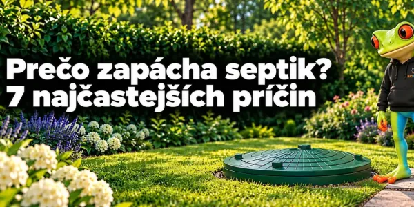 Prečo zapácha septik? 7 najčastejších príčin