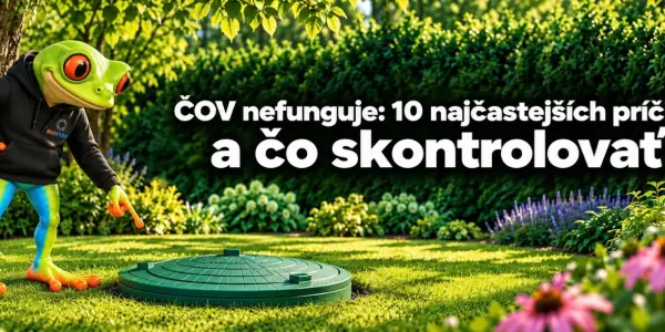 ČOV nefunguje: 10 najčastejších príčin a čo skontrolovať