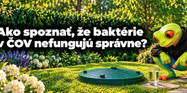 Ako spoznať, že baktérie v ČOV nefungujú správne?