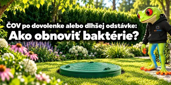 ČOV po dovolenke alebo dlhšej odstávke: Ako obnoviť baktérie?