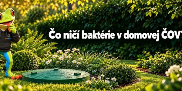 Čo ničí baktérie v domovej ČOV?