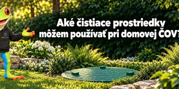 Aké čistiace prostriedky môžem používať pri domovej ČOV?