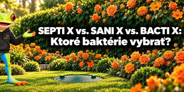 SEPTI X vs. SANI X vs. BACTI X: Ktoré baktérie vybrať?