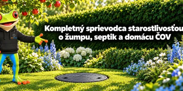 Kompletný sprievodca starostlivosťou o žumpu, septik a domácu ČOV
